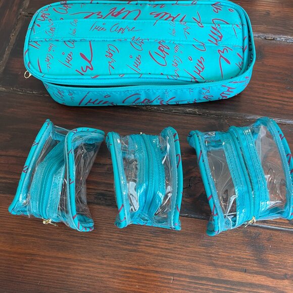 Iris Apfel Rara Avis Tote Travel Luggage 8 Pc Set Bags - Picture 3 of 13